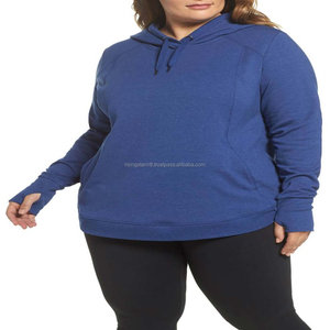 Custom Color Ladies Pullover Hoodie <b>Long</b> Cotton <b>Sweatshirts</b> with Kangaroo Pocket Winter Plus Size Clothing <b>for</b> <b>Women</b> - Product Image 4