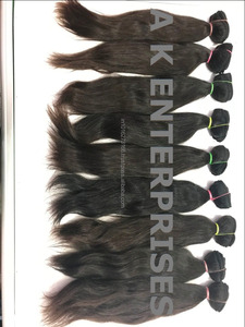 Usine de gros toutes les textures vague droite cheveux bouclés en vrac cheveux humains naturels cheveux humains bruts indiens - Product Image 2