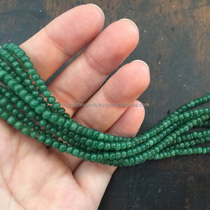 Collier de perles vert émeraude en gros - Product Image 2