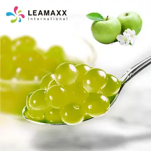 حار بيع شاي فقاعات الجملة تايوان Leamaxx التفاح الأخضر بوبينغ عصير الكرة
