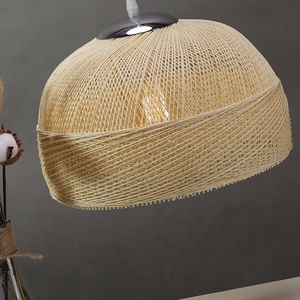 Lámpara Colgante Tejida Amarillo Claro Arturest de Vietnam - Product Image 4