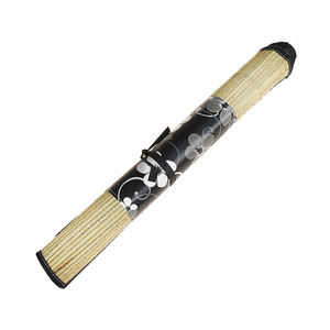 Nueva llegada ligero Fordable 100% puro algodón Picnic paja playa Mat con logotipo personalizado - Product Image 1