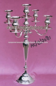 Best Quality Hot <b>Sale</b> Tall Aluminium 5 Arm Candelabra <b>for</b> Christmas Valentine Home & Dining Table Decoration - Product Image 3