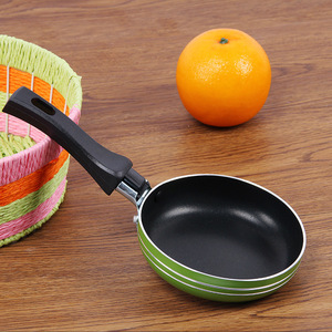 Hot Sale Plastic Handle Non Stick Stainless Steel Mini Frying <strong>Egg</strong> <strong>Pan</strong> - Product Image 5