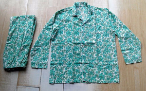 Ensemble de Pyjama 100% coton pour femmes, vêtements de nuit imprimés à la main, ensemble de Pyjama imprimé Floral pour vêtements de nuit d'intérieur - Product Image 2