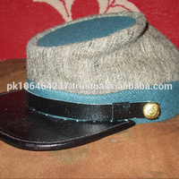 Gorras Kepis de Invierno al por Mayor, Personalizadas con Logotipo Bordado, 100% Lana, Reproducción Americana de Gorras de Infantería para Hombre