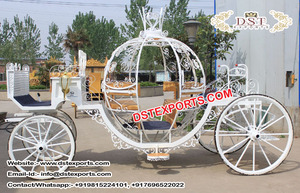 Carruaje de caballos de la Cenicienta, juguete de lujo para bodas, Buggy de la Cenicienta - Product Image 3