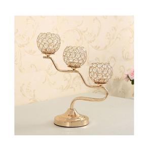 Candélabre de mariage en aluminium fait à la main Pièce maîtresse de Noël écologique Tailles et couleurs personnalisées - Product Image 5