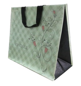 KD1323 100-120gsm PP tissé sac à provisions réutilisable stratification GRS4.0 certifié conception personnalisée impression pour le stockage domestique - Product Image 1