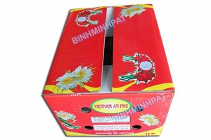 กล่องกระดาษลูกฟูกพิมพ์ออฟเซ็ตสำหรับบรรจุภัณฑ์แก้วมังกร กระดาษ 5, 7 ชั้น รับน้ำหนัก 20-30 กก. รับทำโลโก้ตามแบบของลูกค้า - Product Image 6