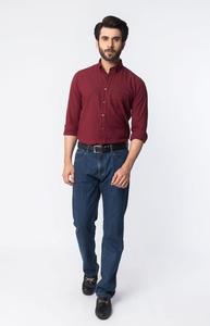 Camisa de Hombre Elegante y Transpirable de Manga Larga de Algodón para Oficina - Product Image 2
