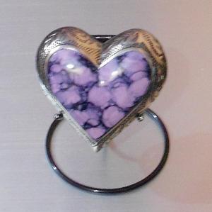 Urn créative en laiton forme de cœur, petit accessoire pour la décoration des animaux naturels - Product Image 3