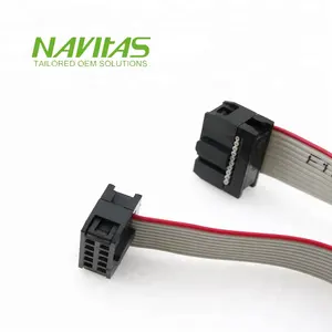 10 pin IDC Connector Flat Ribbon Electrical Cable Wire Assembly