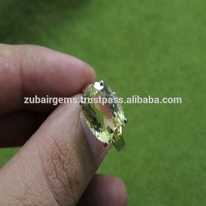 Anillo de compromiso de piedra de citrino Natural para mujer, Plata de Ley 925, Rosa cortada, precio al por mayor - Product Image 2
