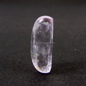 Kunzite naturelle 20x6mm en forme de D pierre précieuse en vrac 7.85 Ct cristal matériel rose bleu coeur poire carré coussin bijoux certifié IGI - Product Image 2
