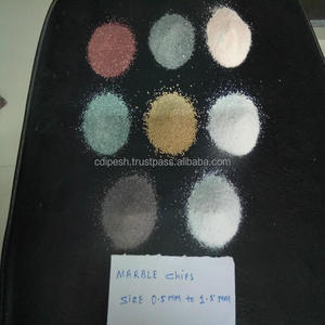 Copeaux de pierre concassée de gravier de couleur marbre brun chocolat Grade de taille spéciale pour revêtement de mur de sol époxy Terrazzo MMArt moderne - Product Image 6