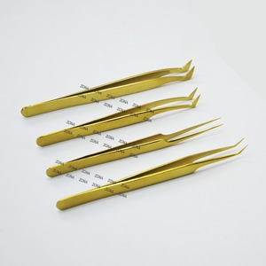 Pince à épiler professionnelle à forte tenue en volume russe pour une adhérence parfaite sur les extensions de cils - Product Image 3