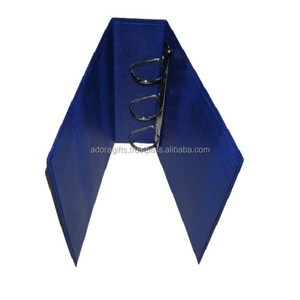 Carpeta de anillas de tamaño A4, cubierta de PVC de 1 ", de 3 a carpeta de anillas, producto de cuero de calidad fina, logotipo personalizado de cuero genuino - Product Image 1