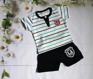 Bloque de Color uniforme de estilo ropa de bebé Camiseta de algodón de Vietnam - Product Image 4