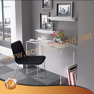 Mesa de centro acrílica transparente, personalizada, moderna - Product Image 4