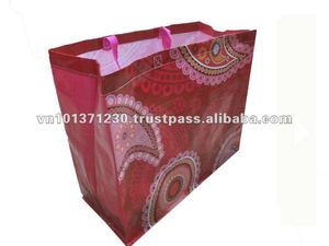 High Quality Eco-friendly PP Non Woven Shopping <b>Bag</b> with Customized Color & Size U <b>Piping</b> Construction - Product Image 2