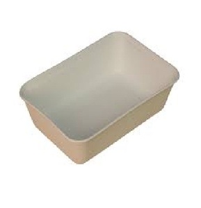 De caña de azúcar, pulpa de la cubierta biodegradable caja de hamburguesas - Product Image 1