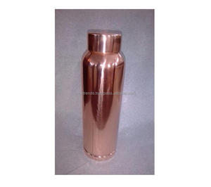 Juego de 2 botellas de agua de cobre pulido brillante de alta calidad Vasos de alta demanda a precio competitivo - Product Image 3