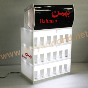 ชั้นวางแสดงบุหรี่อะคริลิคแบบกำหนดเองจากโรงงานจีนพร้อมไฟ LED - Product Image 4