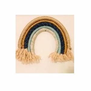 Classique INS inspiré macramé décor suspendu corde de coton écologique pour la maison jardin espace extérieur à la main arc-en-ciel Design - Product Image 5