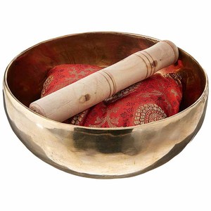 Bol sonore de Yoga bouddha fait à la main du népal bol de chant Xizang bol de chant bouddha en cuivre pur - Product Image 1