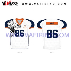 Conjunto de uniformes de sarga económicos para fútbol americano con sublimación completa hecha a medida para jóvenes - Product Image 3