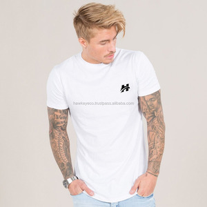 Camiseta unisex personalizada de alta calidad 100% Camiseta de algodón Premium Personalizar la impresión del logotipo Camiseta en blanco con cuello redondo para hombre - Product Image 1
