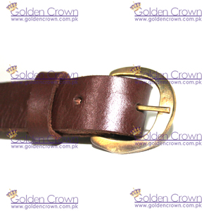 สายรัดข้อมือหนังวัวแท้สีดำ SS พร้อมหัวเข็มขัดโลหะผสมแบบไขว้ |   เข็มขัดเยอรมันแซม บราวน์พร้อมดีไซน์น้ำหนักเบาเป็นมิตรกับสิ่งแวดล้อม - Product Image 3