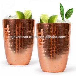 Solid <b>Copper</b> Mint Julep Cup Metal <b>Bar</b> Accessories - Product Image 2