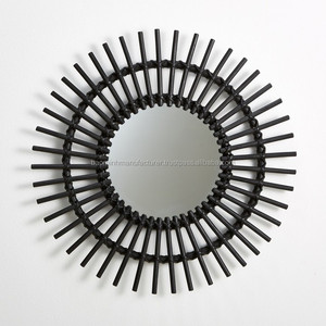 Vintage Rattan Mirrors for Wall Decor - Product Image 4