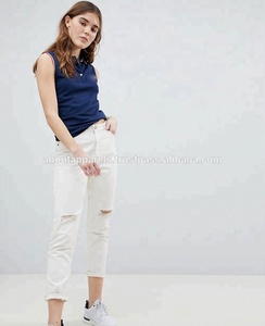 POLO de Golf en Polyester à manches longues pour femmes, vêtements de haute qualité, simples et décontractés, à fermeture éclair, 100 - Product Image 5