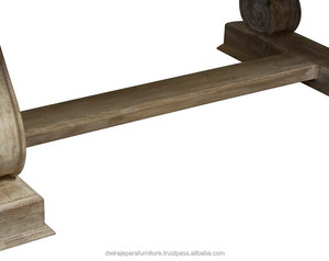 โต๊ะรับประทานอาหารเฟอร์นิเจอร์ไม้เนื้อแข็ง - Product Image 4