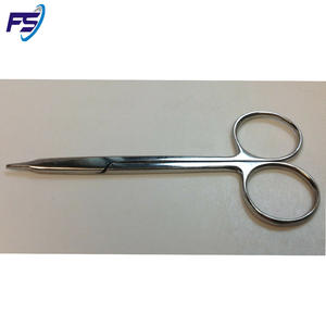 Tijeras rectas de acero inoxidable, de 115 mm instrumentos quirúrgicos, Blunt FS:2801 - Product Image 3