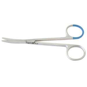 Tijeras Microquirúrgicas Desechables de Acero Inoxidable de un Solo Uso Sigal Medco, 7.5 cm, Curvadas, para Oftalmología, Micro Clase I - Product Image 6