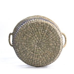 Handmade Straw <b>Woven</b> Seagrass <b>Baskets</b> for Laundry Clothing <b>Storage</b> Made in Vietnam Natural Flexible Home Clothes <b>Storage</b> <b>Basket</b> - Product Image 5