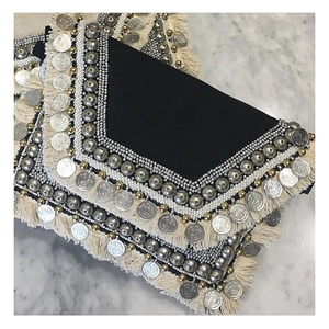 Sacs à main de créateur pour femmes, sacs à bandoulière mode, fait-main perles cristal, bleu, noir, nouveauté, 2020 - Product Image 2