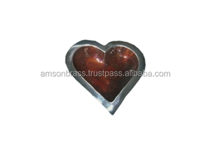 Bol en métal Bol à fruits secs en forme de feuille en métal Caractéristique écologique Servant des fruits décoratifs - Product Image 4