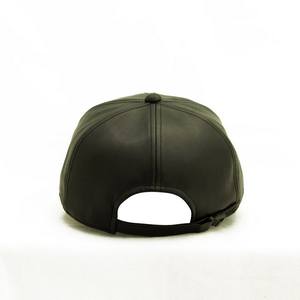 <b>Blank</b> Baseball Cap/Hat 7 Panel Polyester Leather - Product Image 4