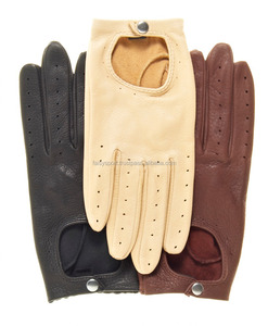 Vente en gros 2024 Daily Life Design Gants en cuir de daim pour hommes et femmes pour le sport et l'habillage d'hiver Marron - Product Image 3
