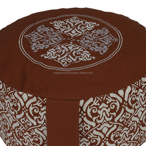 Cojín de Meditación Zafu Sin Pliegues Hecho en India con Tela de Algodón Teñida, Color y Logotipo Personalizables, Opción de Marca Privada - Product Image 3