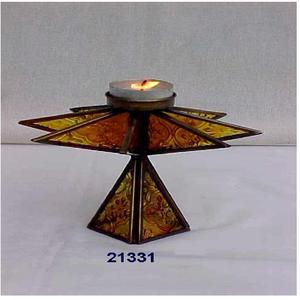 Best Quality Decorative Handmade Star Design Antique Metal & Glass <b>Tealight</b> <b>Candle</b> Holder - Product Image 1