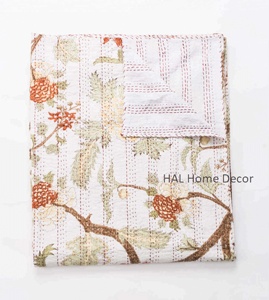 Colcha Kantha, venta al por mayor, hermosa colcha Kantha cosida a mano para hotel - Product Image 3