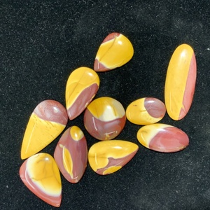 IGI certificado suelto amarillo Mookaite jaspe cabujón piedras preciosas naturales para la fabricación de joyas en tamaños 9mm 14mm 20mm - Product Image 3