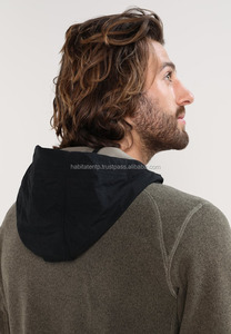 Veste polaire pour hommes, blouson noir - Product Image 5