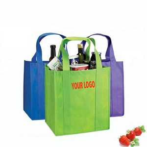 PP Non Woven Handled Shopping Bag with Customized Size & Color Shiny OPP <b>Film</b> Comfortable Use and Nice Design - Product Image 1